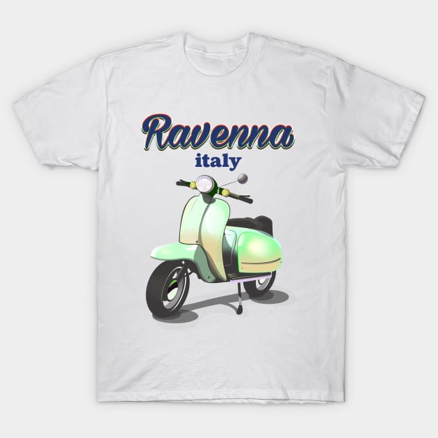 Ravenna Italy vintage Travel poster T-Shirt by nickemporium1